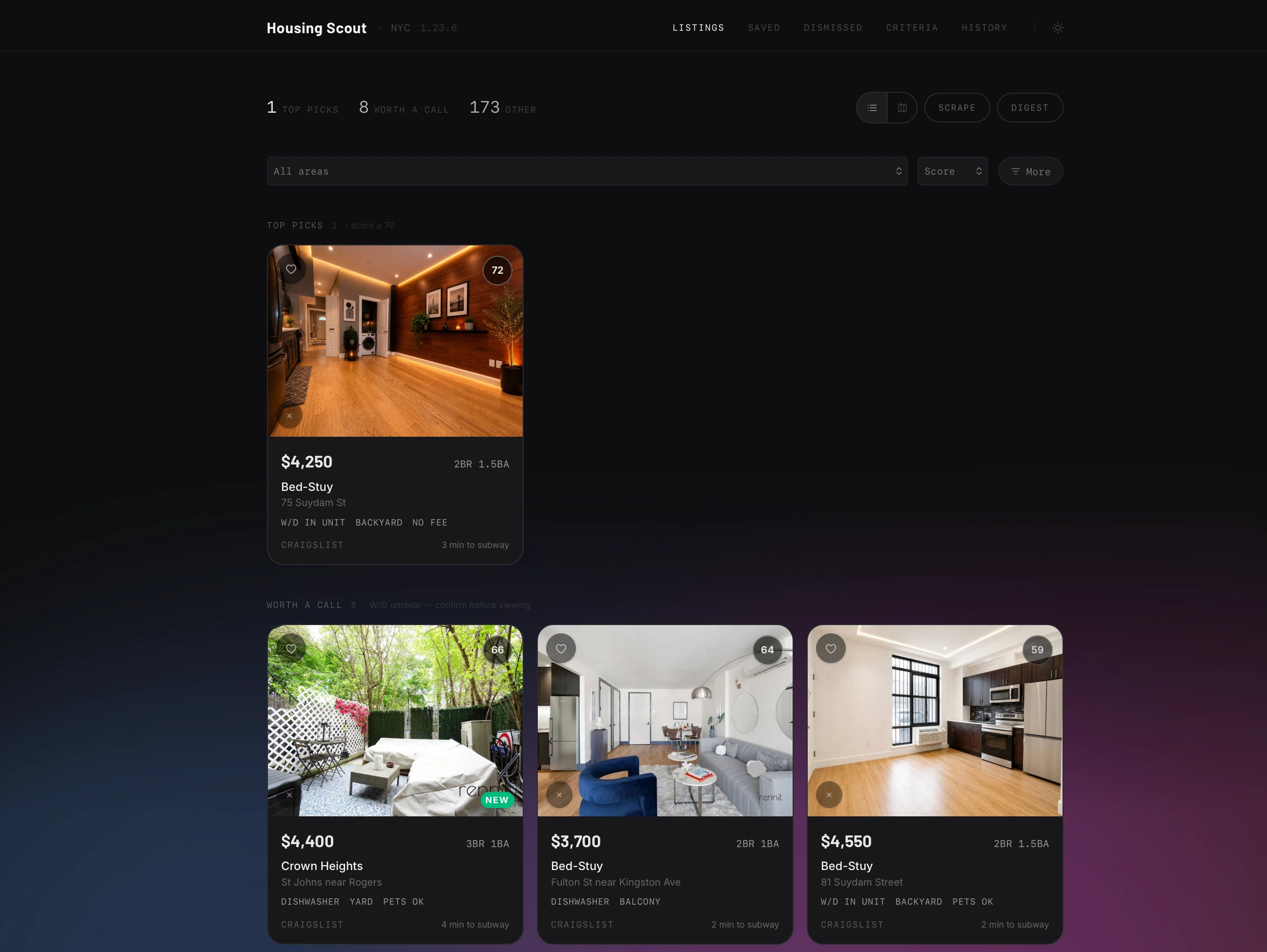 Housing Scout screenshot